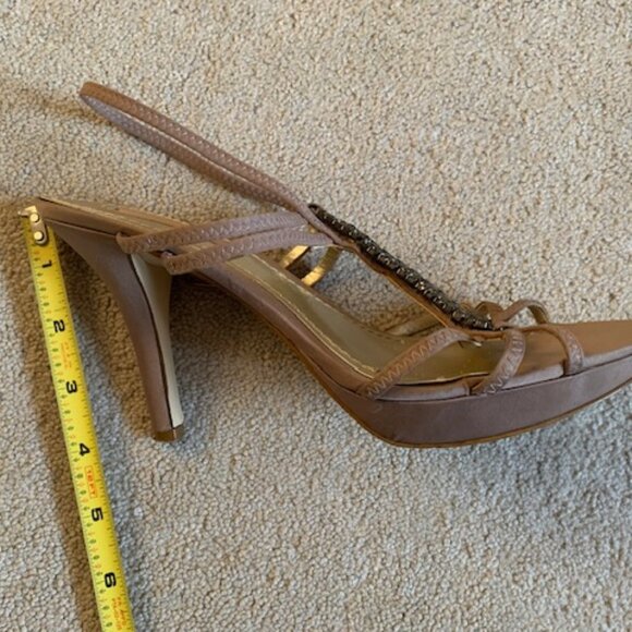 Nine West heeled sandals size 7.5 - Picture 4 of 13
